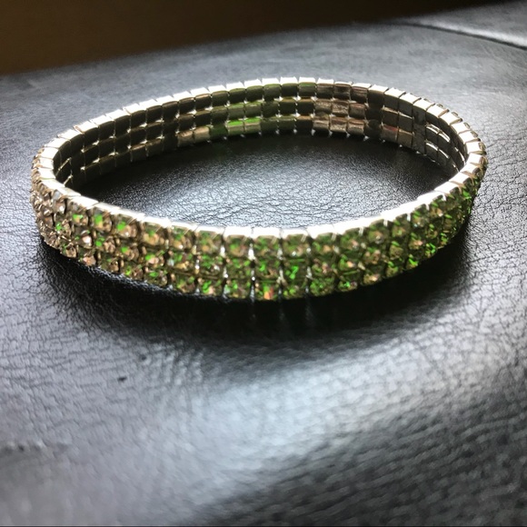 ❌SOLD❌Faux Diamond Elastic Fashion Bracelet